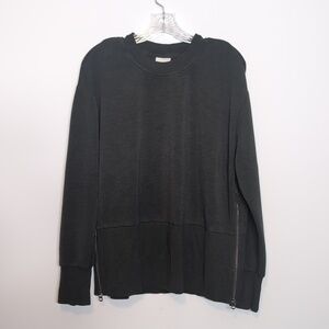 Varley Doublesoft Lowry Longline Sweat Side Zip Top